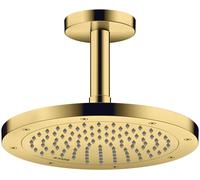 hansgrohe AXOR ShowerSolutions de ducha Conexión al techo 100 mm, 26432990, Color: Óptica Oro Pulido