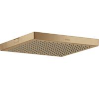 hansgrohe AXOR ShowerSolutions Ducha 240/240 1 chorro, de montaje en techo, de montaje en superficie, 10924140, Color: Bronce cepillado