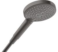 hansgrohe AXOR ShowerSolutions ducha de mano 120 3jet, 26050340, Color: Cromo negro cepillado