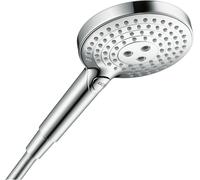 hansgrohe AXOR ShowerSolutions ducha de mano 120 3jet, 26050800, Color: Óptica de acero inoxidable