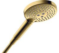 hansgrohe AXOR ShowerSolutions ducha de mano 120 3jet, 26050990, Color: Óptica Oro Pulido
