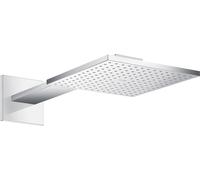 hansgrohe AXOR ShowerSolutions Ducha mural 250/250 1jet, conexión a la pared, brazo de ducha 450 mm, 35306000, Color: cromado