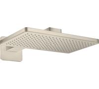 hansgrohe AXOR ShowerSolutions Ducha mural 460/300 1jet, brazo de ducha, 35274820, Color: Níquel Cepillado
