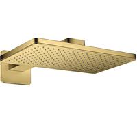 hansgrohe AXOR ShowerSolutions Ducha mural 460/300 1jet, brazo de ducha, 35274990, Color: Óptica Oro Pulido