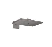 hansgrohe AXOR ShowerSolutions Ducha mural 460/300 3jet, brazo de ducha, roseta, 35276340, Color: Cromo negro cepillado