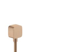 hansgrohe AXOR ShowerSolutions FixFit Conexión de manguera, 36731310, Color: Oro rojo cepillado