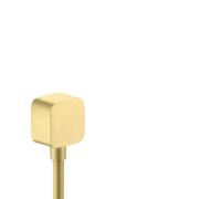 hansgrohe AXOR ShowerSolutions FixFit Conexión de manguera, 36731950, Color: Latón cepillado