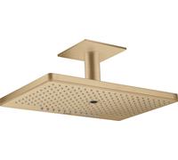 hansgrohe AXOR ShowerSolutions para duchas elevadas 460/300 3jet, conexión al techo, 35281140, Color: Bronce cepillado