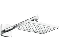 hansgrohe AXOR ShowerSolutions rociador de ducha 245/185, 1 tipo de chorro, ahorro de agua+, 35387000, Color: cromado