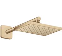 hansgrohe AXOR ShowerSolutions rociador de ducha 245/185, 1 tipo de chorro, ahorro de agu 35387140, Color: Bronce cepillado