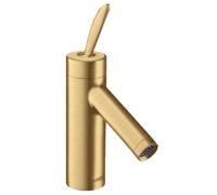 hansgrohe AXOR Starck Classic Mezclador monomando de lavabo 70 con juego de desagüe, 10010250, Color: Óptica de oro cepillado