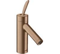 hansgrohe AXOR Starck Classic Mezclador monomando de lavabo 70 con juego de desagüe, 10010310, Color: Oro rojo cepillado