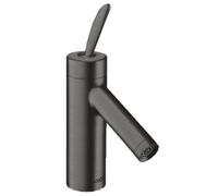 hansgrohe AXOR Starck Classic Mezclador monomando de lavabo 70 con juego de desagüe, 10010340, Color: Cromo negro cepillado