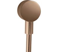 hansgrohe AXOR Starck FixFit Conexión de manguera Redondo, 27451300, Color: Oro rojo pulido
