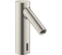 hansgrohe AXOR Starck Mezclador electrónico de lavabo DN15, a pilas, 10106800, Color: Óptica de acero inoxidable