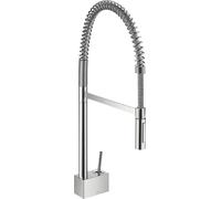 hansgrohe AXOR Starck mezclador monomando de cocina Semi-Pro con ComfortZone ...
