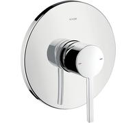 hansgrohe AXOR Starck Mezclador monomando de ducha empotrado con mango de palanca, 10614000, Color: cromado