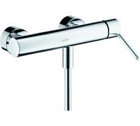 hansgrohe AXOR Starck Mezclador monomando de superficie para ducha con mango de palanca, 10665000, Color: cromado