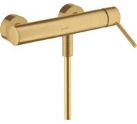 hansgrohe AXOR Starck Mezclador monomando de superficie para ducha con mango de ping, 10611250, Color: Óptica de oro cepillado