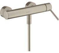 hansgrohe AXOR Starck Mezclador monomando de superficie para ducha con mango de ping, 10611820, Color: Níquel Cepillado