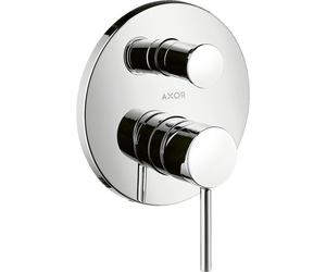 hansgrohe AXOR Starck Mezclador monomando para bañera empotrado con mango de ping, 10416000, Color: cromado
