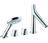 hansgrohe AXOR Starck Organic grifo para bordes de baldosas con 4 orificios...