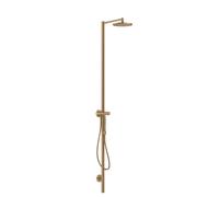 hansgrohe AXOR Starck set de ducha, ducha de techo 240 1jet, con termostato, montaje en superficie, 12672140, Color: Bronce cepillado