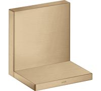 hansgrohe AXOR Starck ShowerCollection Estante empotrado 12 x 12, 40872140, Color: Bronce cepillado