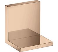 hansgrohe AXOR Starck ShowerCollection Estante empotrado 12 x 12, 40872300, Color: Oro rojo pulido