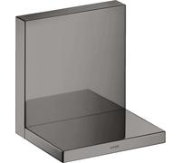 hansgrohe AXOR Starck ShowerCollection Estante empotrado 12 x 12, 40872330, Color: Cromo negro pulido