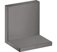 hansgrohe AXOR Starck ShowerCollection Estante empotrado 12 x 12, 40872340, Color: Cromo negro cepillado