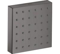 hansgrohe AXOR Starck ShowerCollection Módulo de ducha empotrado 12 x 12, 28491340, Color: Cromo negro cepillado