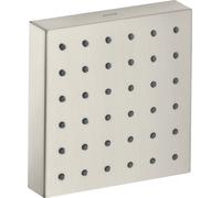 hansgrohe AXOR Starck ShowerCollection Módulo de ducha empotrado 12 x 12, 28491800, Color: Óptica de acero inoxidable