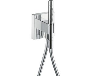 hansgrohe AXOR Starck ShowerCollection Porter unidad 12 x 12, con ducha manual 2jet y manguera de ducha, 12626000, Color: cromado