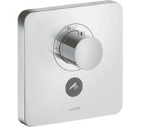 hansgrohe AXOR Starck ShowerSelect Termostato suave Highflow empotrado para 1 consumidor y una toma de corriente adicional, 36706000, Color: cromado