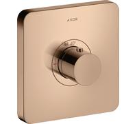 hansgrohe AXOR Starck ShowerSelect Termostato suave Highflow Flush-mounted, 36711300, Color: Oro rojo pulido