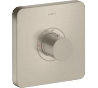 hansgrohe AXOR Starck ShowerSelect Termostato suave Highflow Flush-mounted, 36711820, Color: Níquel Cepillado