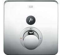 hansgrohe AXOR Starck ShowerSelect Termostato suave empotrado para 1 consumidor, 36705000, Color: cromado