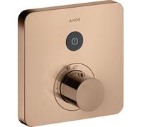 hansgrohe AXOR Starck ShowerSelect Termostato suave empotrado para 1 consumidor, 36705300, Color: Oro rojo pulido