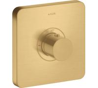 hansgrohe AXOR Starck ShowerSelect Termostato suave Highflow Flush-mounted, 36711250, Color: Óptica de oro cepillado