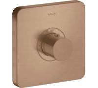 hansgrohe AXOR Starck ShowerSelect Termostato suave Highflow Flush-mounted, 36711310, Color: Oro rojo cepillado