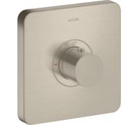 hansgrohe AXOR Starck ShowerSelect Termostato suave Highflow Flush-mounted, 36711820, Color: Níquel Cepillado