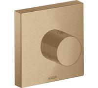 hansgrohe AXOR Starck ShowerSolutions Trio/ Quattro 120/120 ShowerSolutions Válvula de cierre y de conmutación empotrada, 10932140, Color: Bronce cepillado