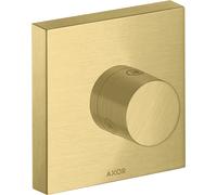 hansgrohe AXOR Starck ShowerSolutions Trio/ Quattro 120/120 ShowerSolutions Válvula de cierre y de conmutación empotrada, 10932950, Color: Latón cepillado