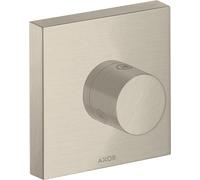 hansgrohe AXOR Starck ShowerSolutions Trio/ Quattro 120/120 ShowerSolutions Válvula de cierre y de conmutación empotrada, 10932820, Color: Níquel Cepillado
