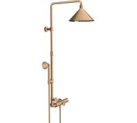 hansgrohe AXOR Starck ShowerSolutions tubo de ducha con termostato y 2 chorros