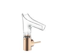 hansgrohe AXOR Starck V Mezclador monomando de lavabo 140 con salida de crist...