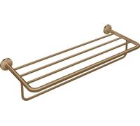 hansgrohe AXOR Toallero circular universal, con toallero, 42843140, Color: Bronce cepillado