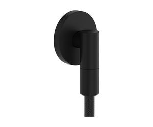 hansgrohe AXOR Toma de pared Fine Conexión de pared redonda, 36737670, Color: negro mate