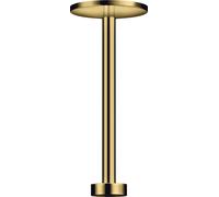 hansgrohe AXOR Una conexión de techo de 300 mm para ducha 280 2 tipos de chorro, 48496990, Color: Óptica Oro Pulido